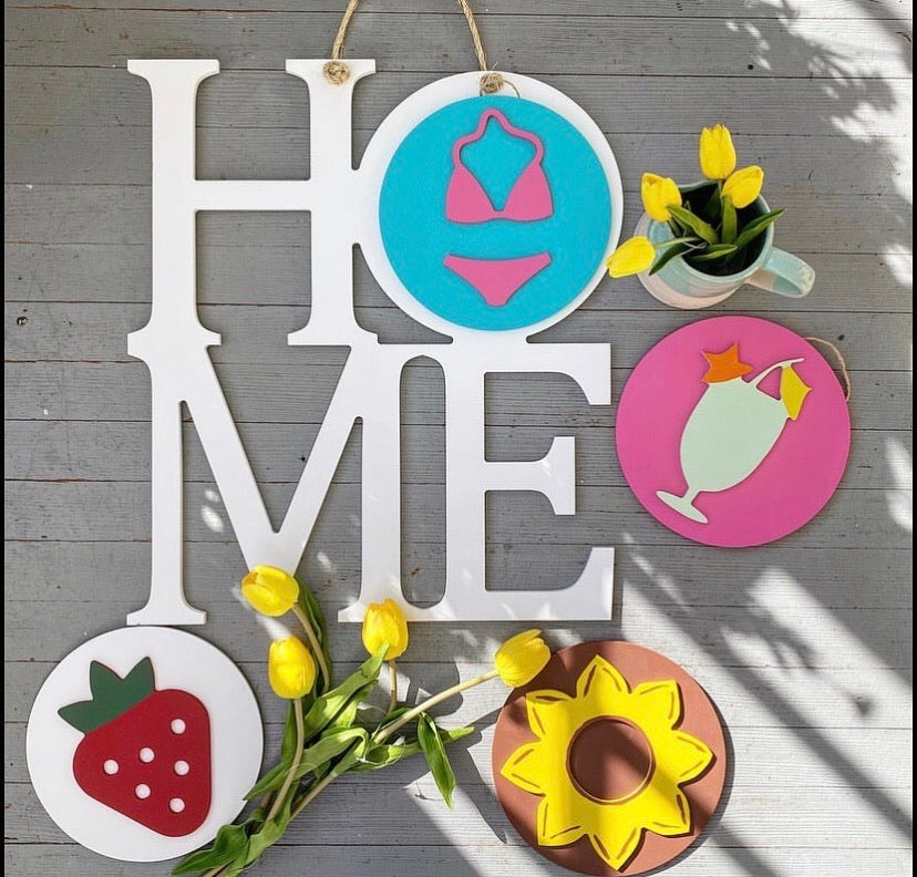 Monogram Market Hanging Sign - Thumbnail 3