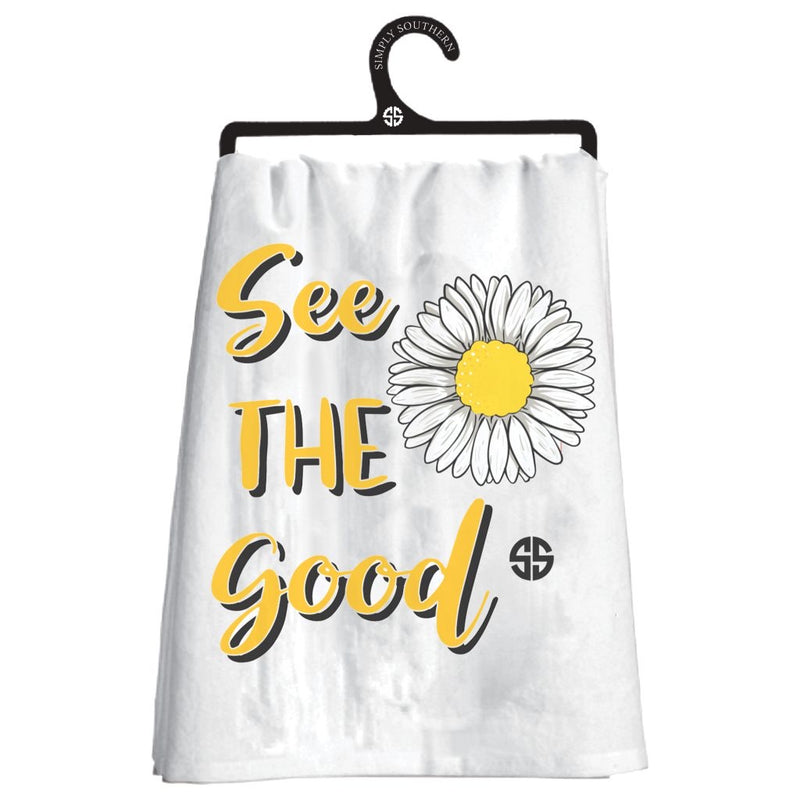 Simply Southern Dish Towel - See The Good - Monogram Market