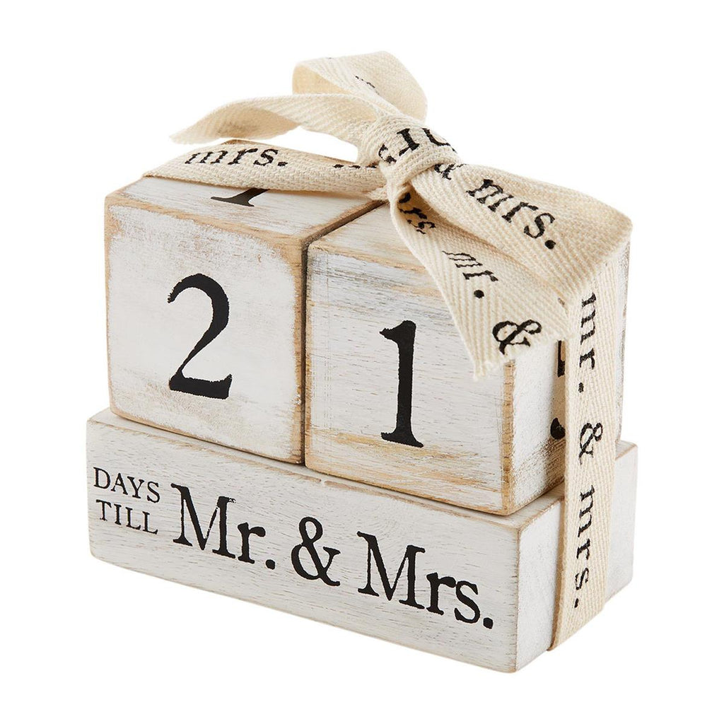 Mud Pie - Wedding Countdown Block Set - Monogram Market