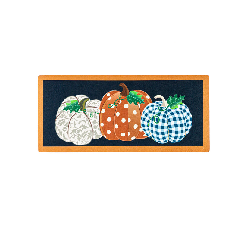 Patterned Pumpkins Sassafras Switch Mat - Monogram Market