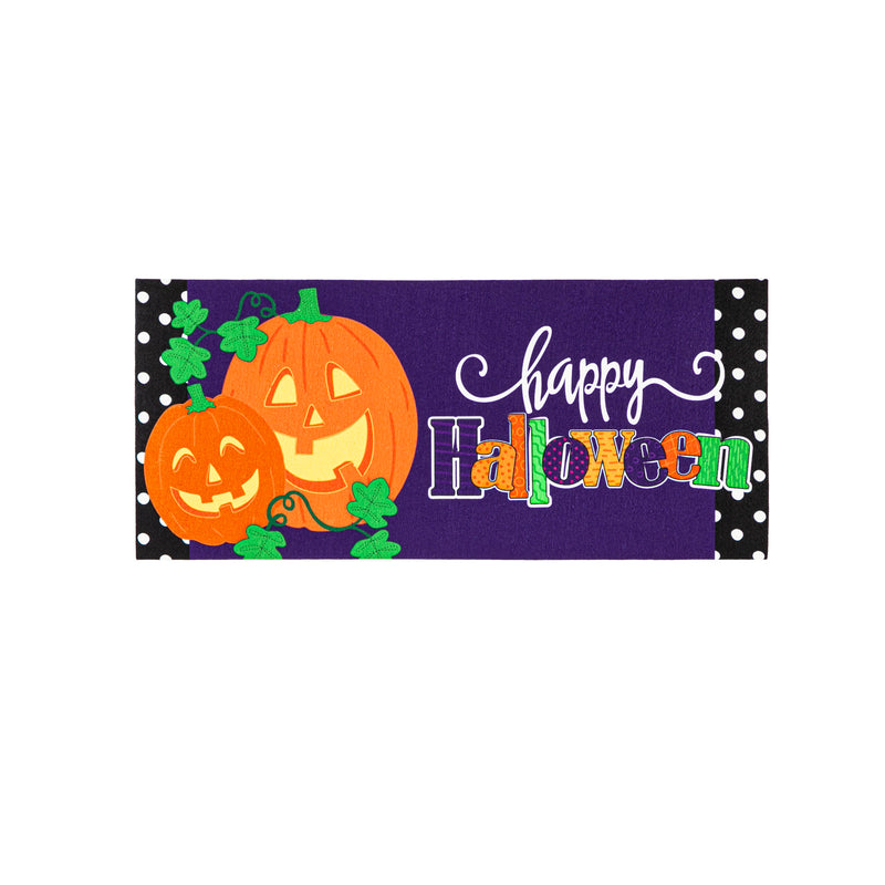 Halloween Jack-O-Lanterns Sassafras Switch Mat - Monogram Market