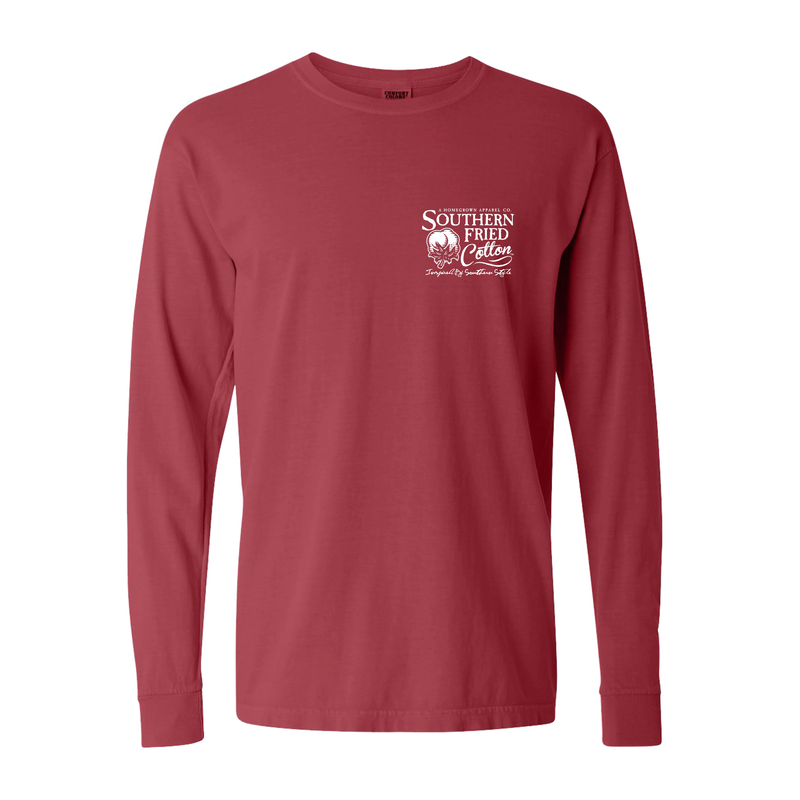 Southern Fried Cotton Long Sleeve Tee - CAMP SOUTHERN FRIED - Monogram Market