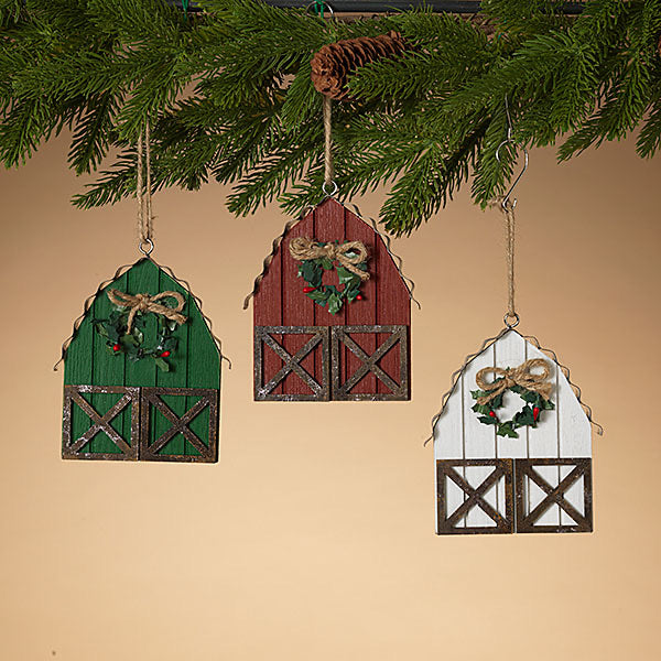 Holiday Barn Ornaments - Monogram Market