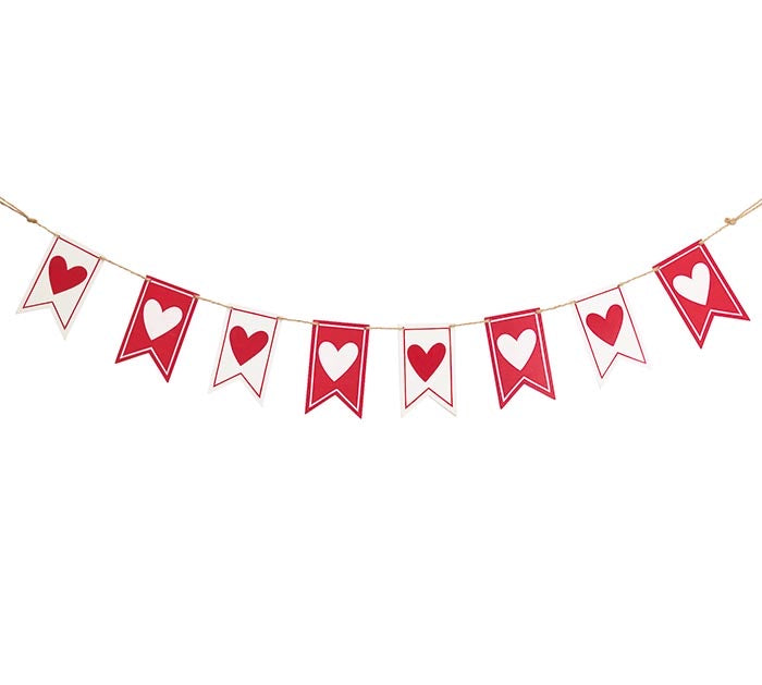 Valentines Pendant Flag Banner - Monogram Market