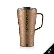 BrüMate 22oz TODDY Insulated Coffee Mug, Gold Leopard - Monogram Market