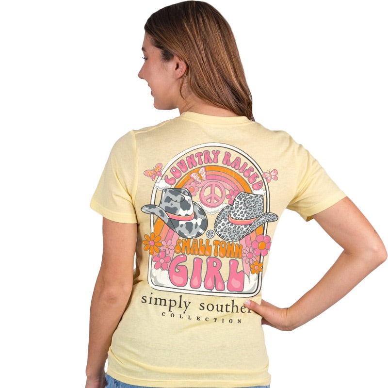 Simply Southern Short Sleeve Tee - SMALL TOWN - Monogram Market