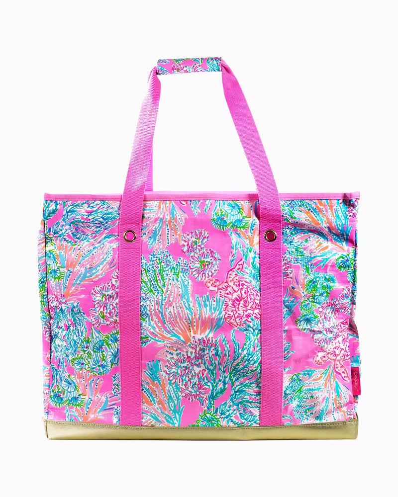 Lilly Pulitzer Ultimate Carry All, Prosecco Pink Seaing Things - Monogram Market