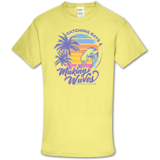 Southern Couture - Catching Rays & Making Waves, Short Sleeve - Monogram Market