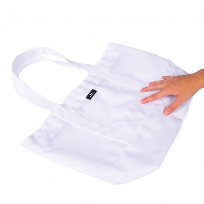 SCOUT “Toteworthy” Shoulder Bag, White Poly Canvas - Monogram Market