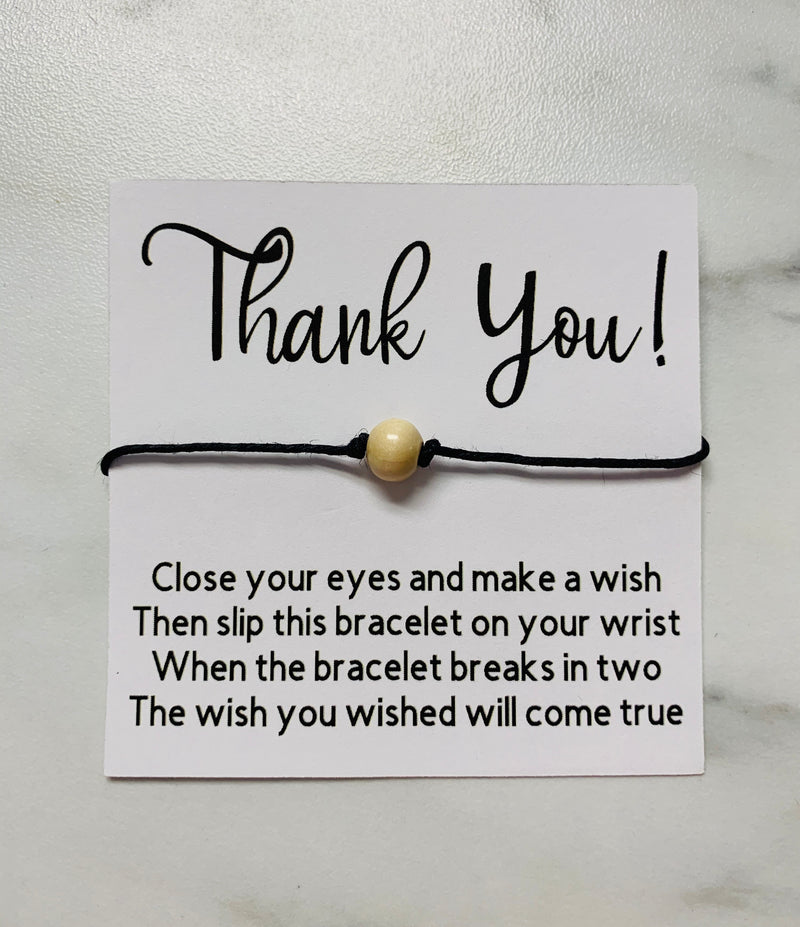 Wish Bracelet - Thank You - Monogram Market
