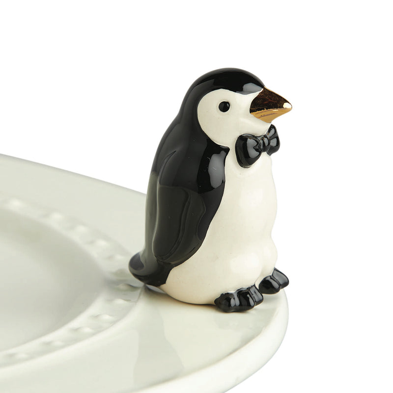Nora Fleming Tiny Tuxedo, Penguin Mini - Monogram Market