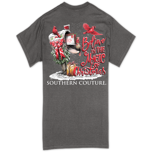 Southern Couture, Short Sleeve Tee - BELIEVE IN THE MAGIC OF CHRISTMAS - Monogram Market