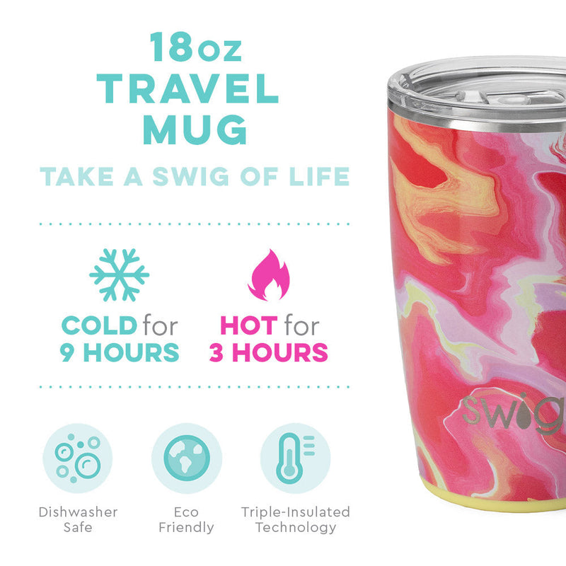 SWIG - 18oz Travel Mug, Pink Lemonade - Monogram Market