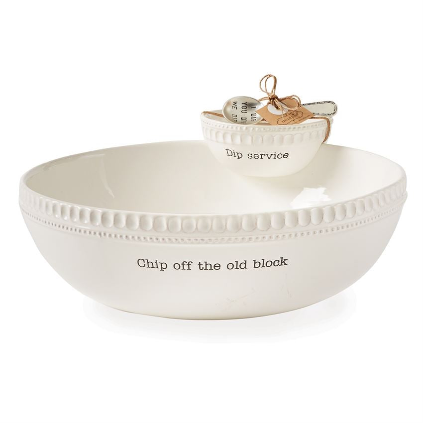 Mud Pie Stacked Chip ‘n Dip Set - Thumbnail 2
