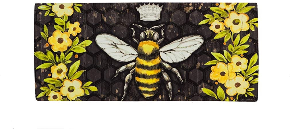 Bee Happy Queen Bee Sassafras Switch Mat - Monogram Market
