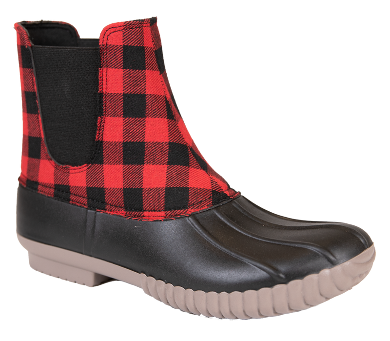 Simply Southern Plaid Slip On Boots - Monogram Market
