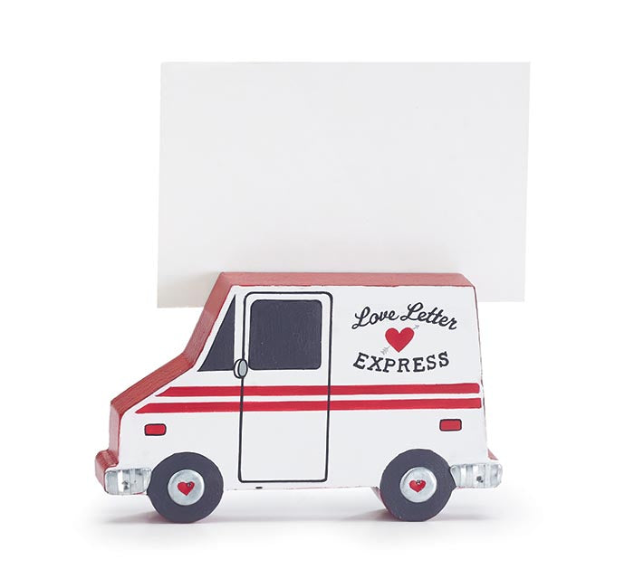 Love Letter Express Mail Truck Sitter - Monogram Market