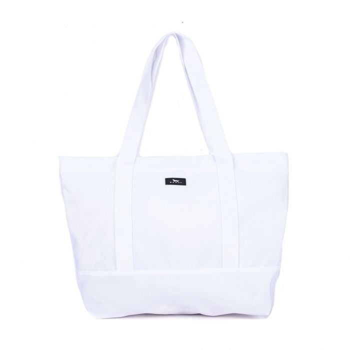 SCOUT “Toteworthy” Shoulder Bag, White Poly Canvas - Monogram Market