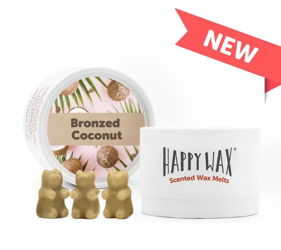 Happy Wax - Bronzed Coconut Wax Melts - Monogram Market