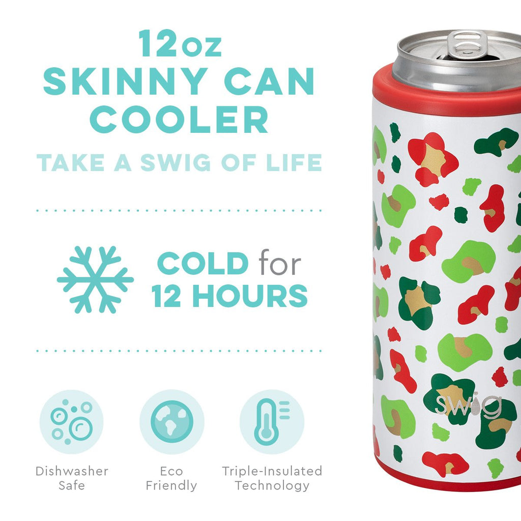 SWIG 12oz Skinny Can Cooler, Jingle Jungle - Monogram Market
