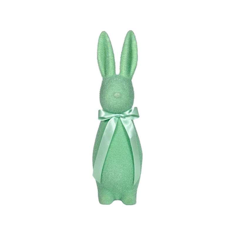 Flocked Easter Bunny - MEDIUM, 16” **RESTOCKING EARLY MARCH** - Monogram Market