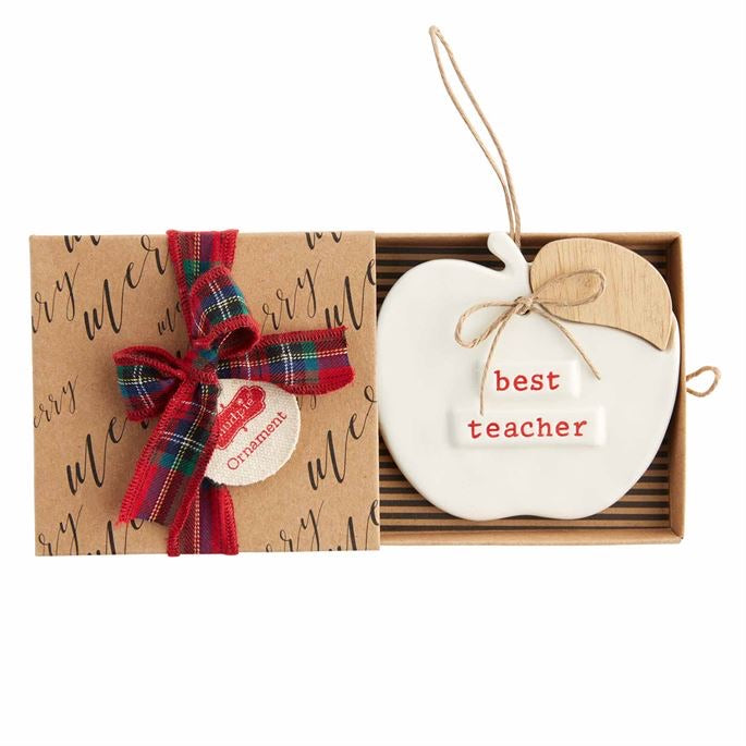 Best Teacher Ever Ornament
