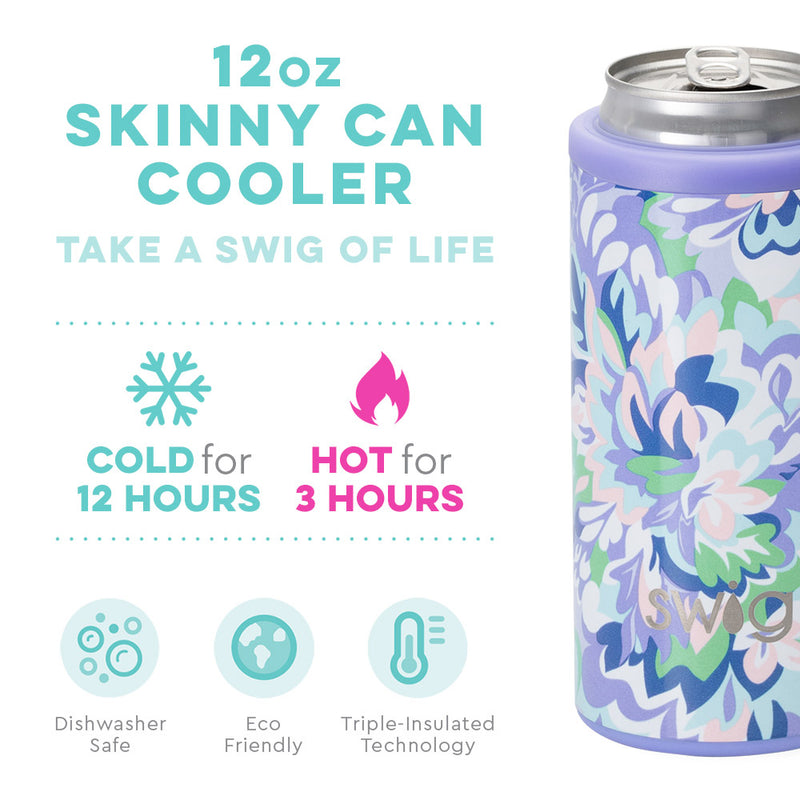 SWIG 12oz Skinny Can Cooler, Morning Glory - Monogram Market