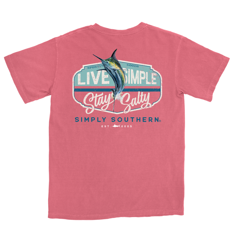 Simply Southern Unisex Short Sleeve Comfort Colors Tee - STAY SALTY - Monogram Market