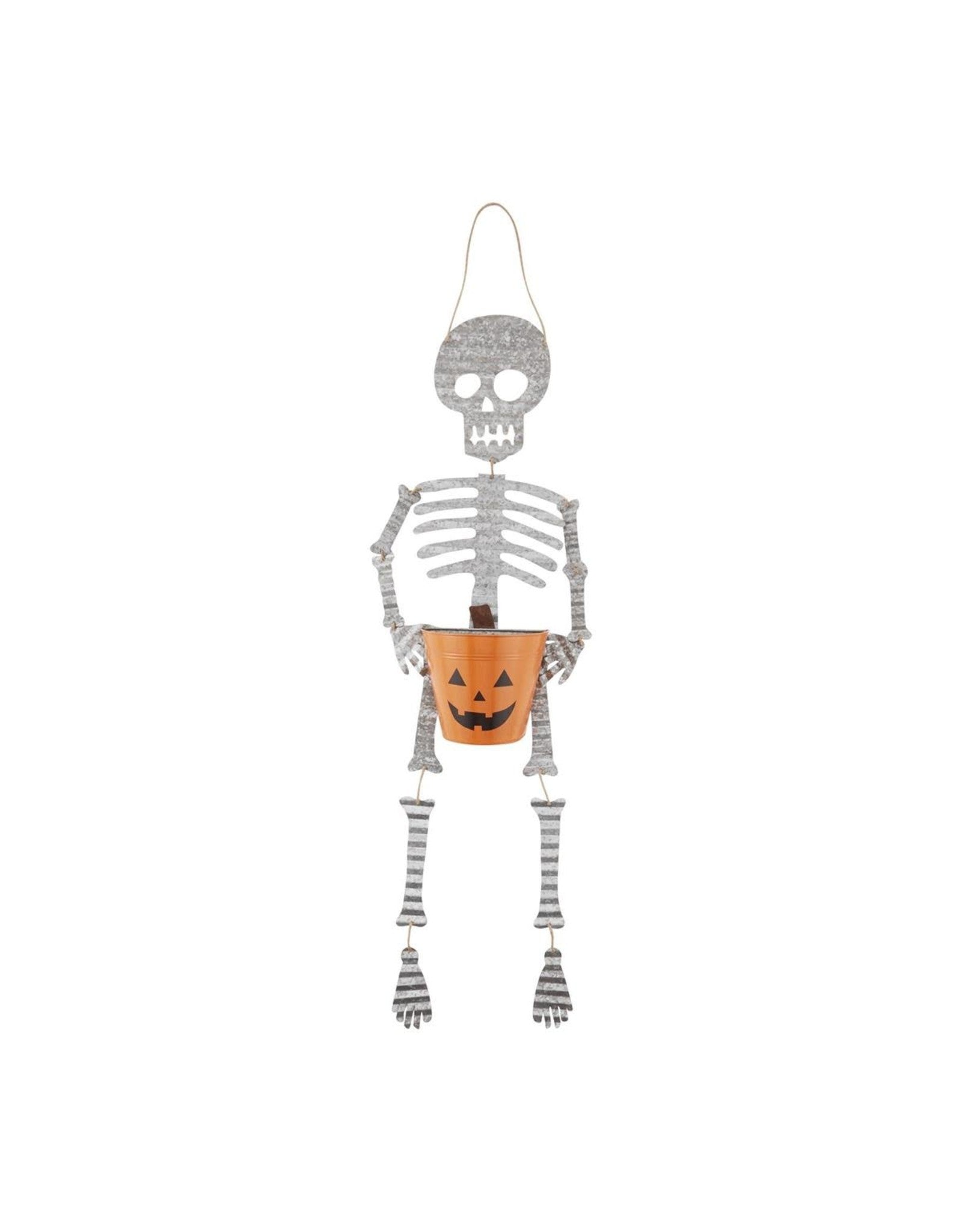 Mud Pie Skeleton Candy Bucket