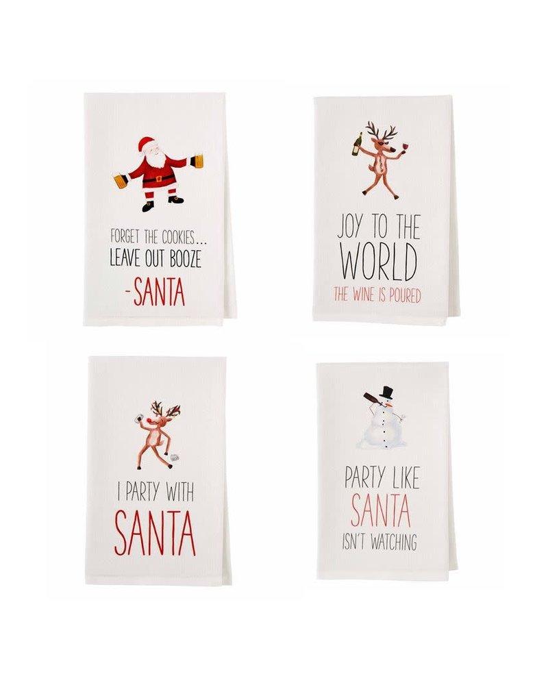 Mud Pie Funny Drinking Christmas Towels - Thumbnail 5