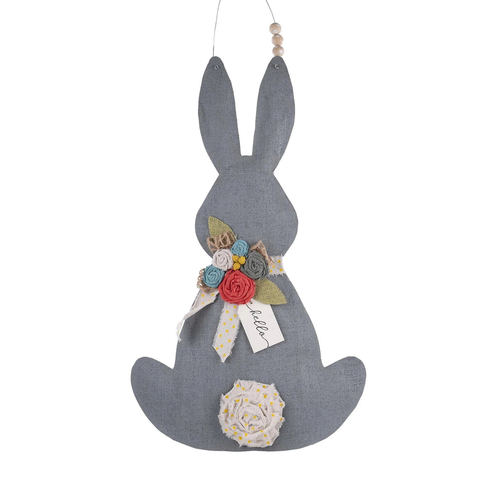 Hello Bunny Door Hanger - Monogram Market