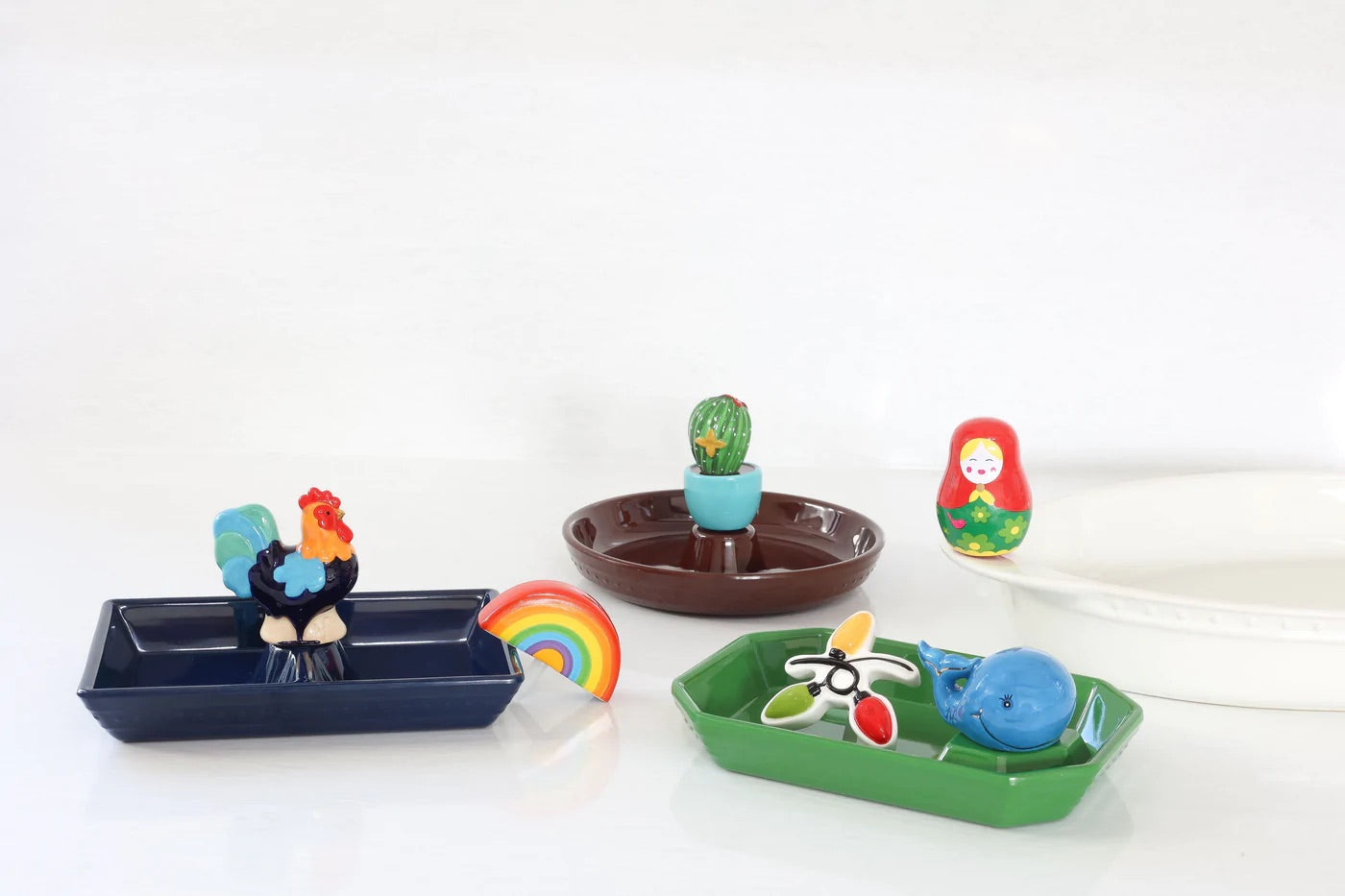 Dainty Dishes, Jewel Colors