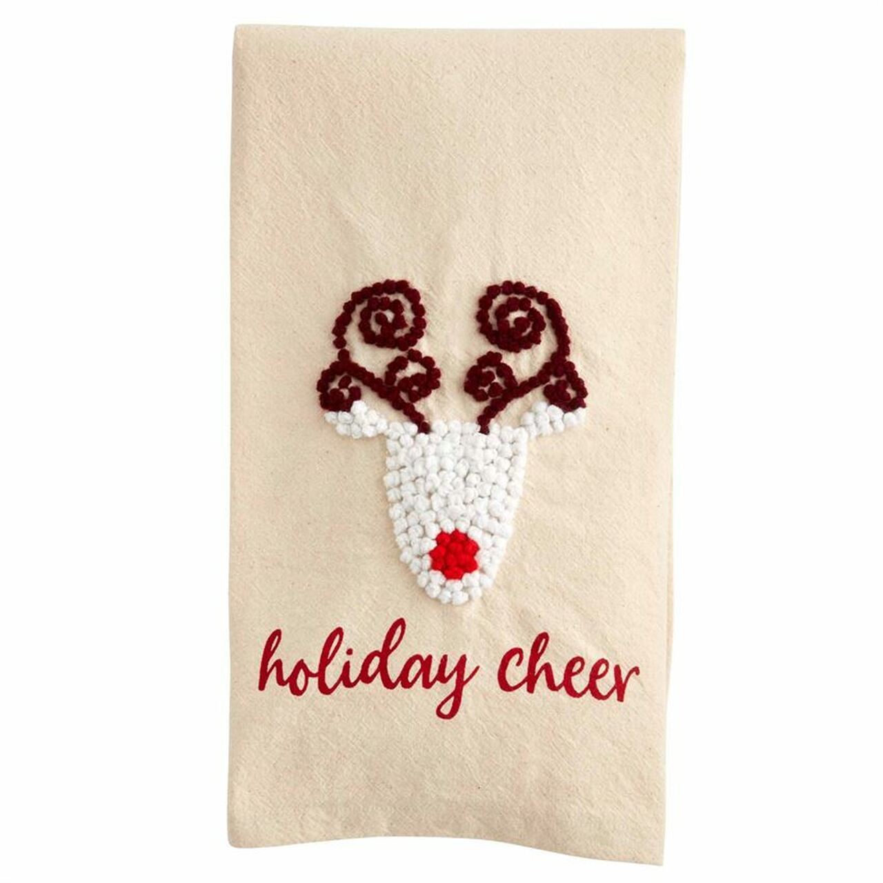 Mud Pie Christmas French Knot Towels - Thumbnail 2