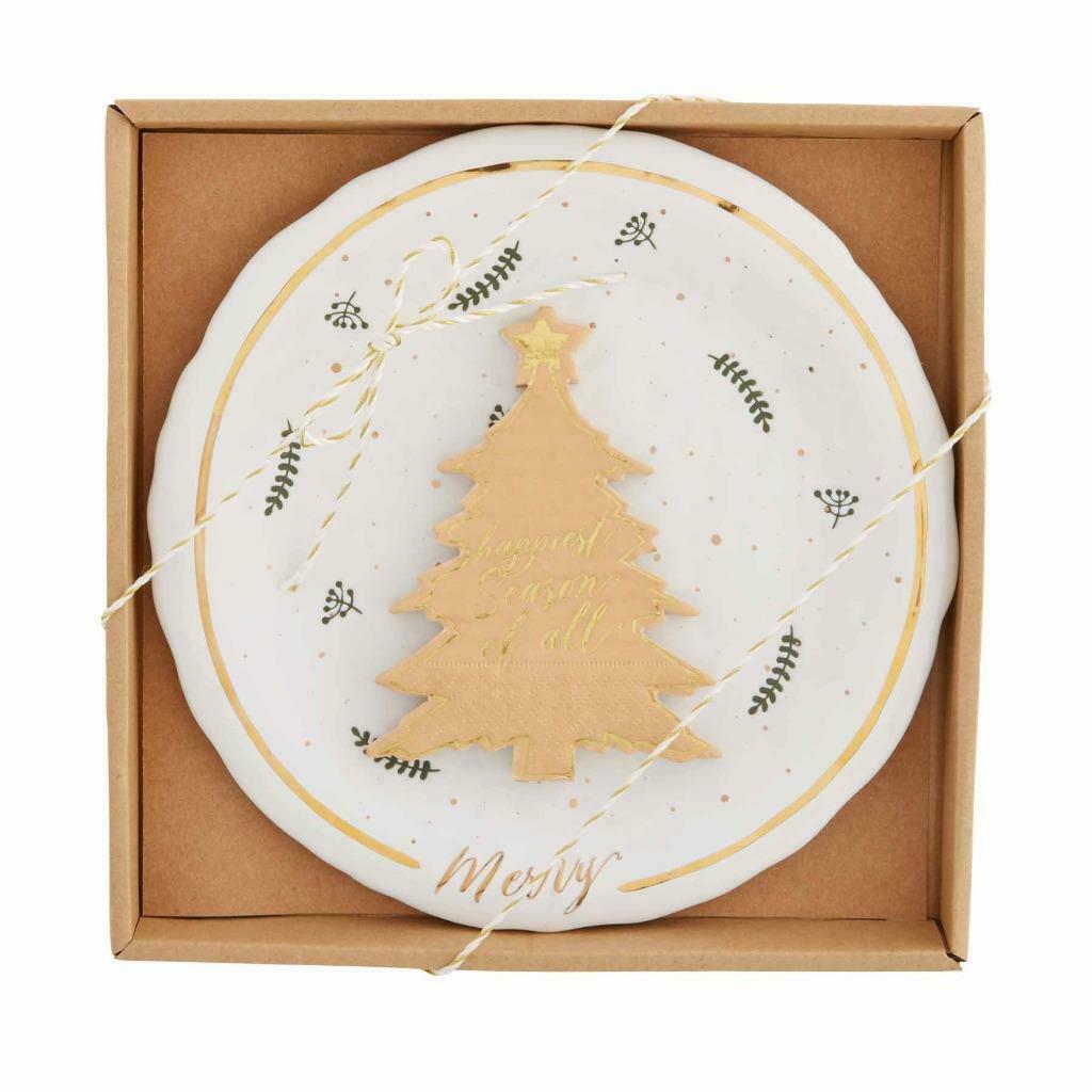 Mud Pie Gold Splatter Cheese Set