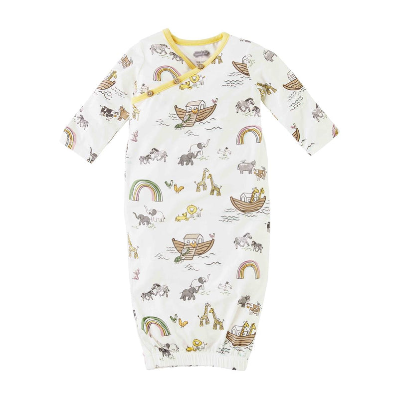 Mud Pie Baby - Noah's Ark Sleeper Gown - Monogram Market