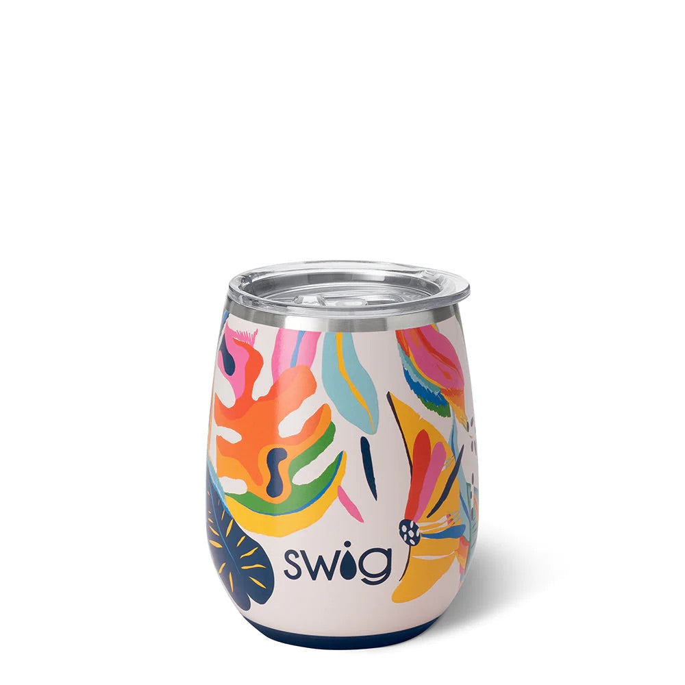 SWIG - 14 oz Stemless Wine Cup, Calypso - Monogram Market
