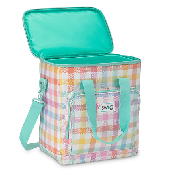 Swig Life Boxxi - Borsa termica per 24 persone, con cerniera, grande borsa termica da viaggio, può contenere 16-24 lattine o 6 bottiglie di vino, borsa termica per la spesa, borsa per Swig Life Boxxi - Borsa termica per 24 persone, con cerniera, grande borsa termica da viaggio, può contenere 16-24 lattine o 6 bottiglie di vino, borsa termica per la spesa, borsa per