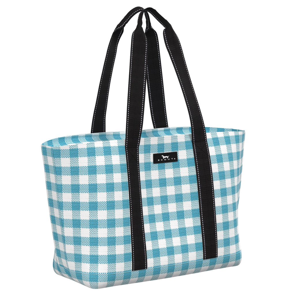 SCOUT “Out N About” Tote Bag, Pool Check - Monogram Market