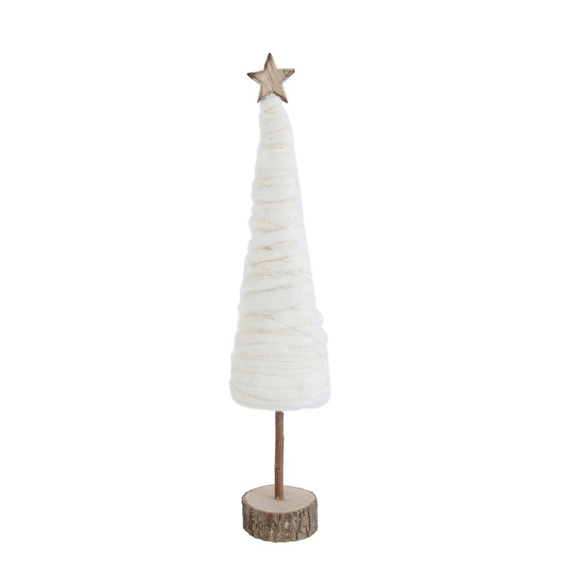 Wool Christmas Tree with Star, 18" H - Monogram Market
