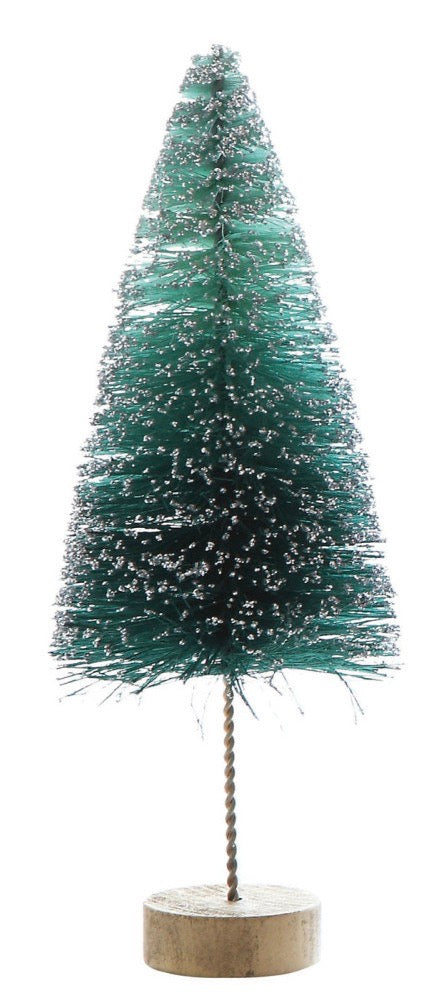 Sisal Ombre Bottle Brush Christmas Trees, 7" - Monogram Market
