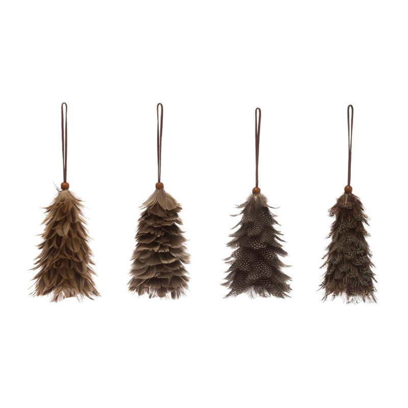 Feather Tree Ornament, 5.5" H - Monogram Market