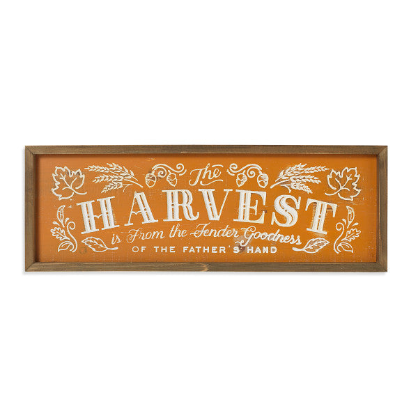 Wood Fall Harvest Engraved Wall Signs, 24" - Monogram Market